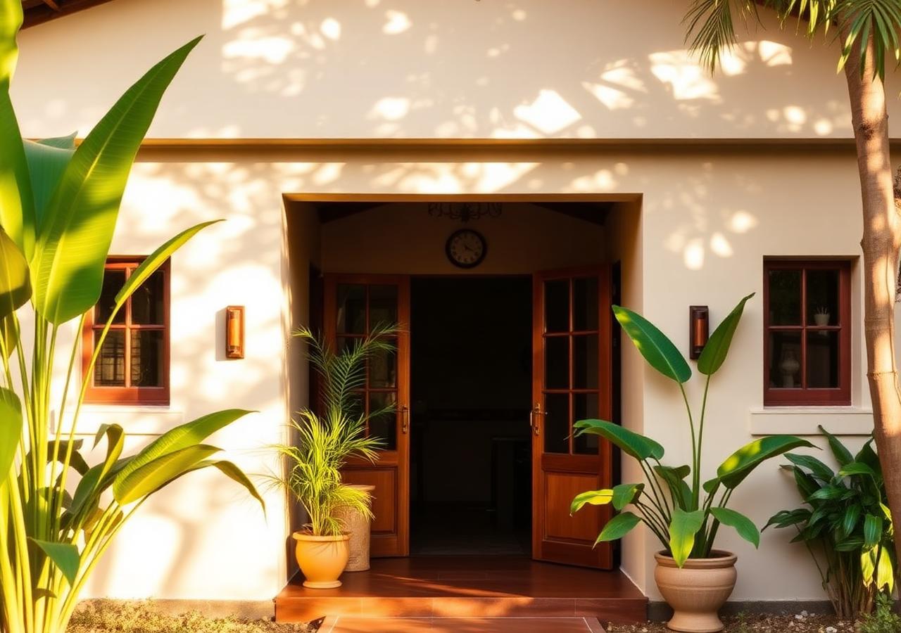 Entrada da Casa Om em Cuiabá