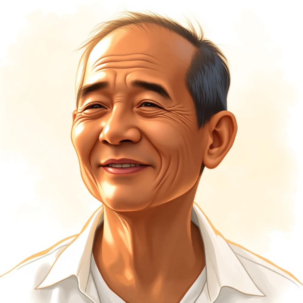Retrato ilustrativo de Master Choa Kok Sui